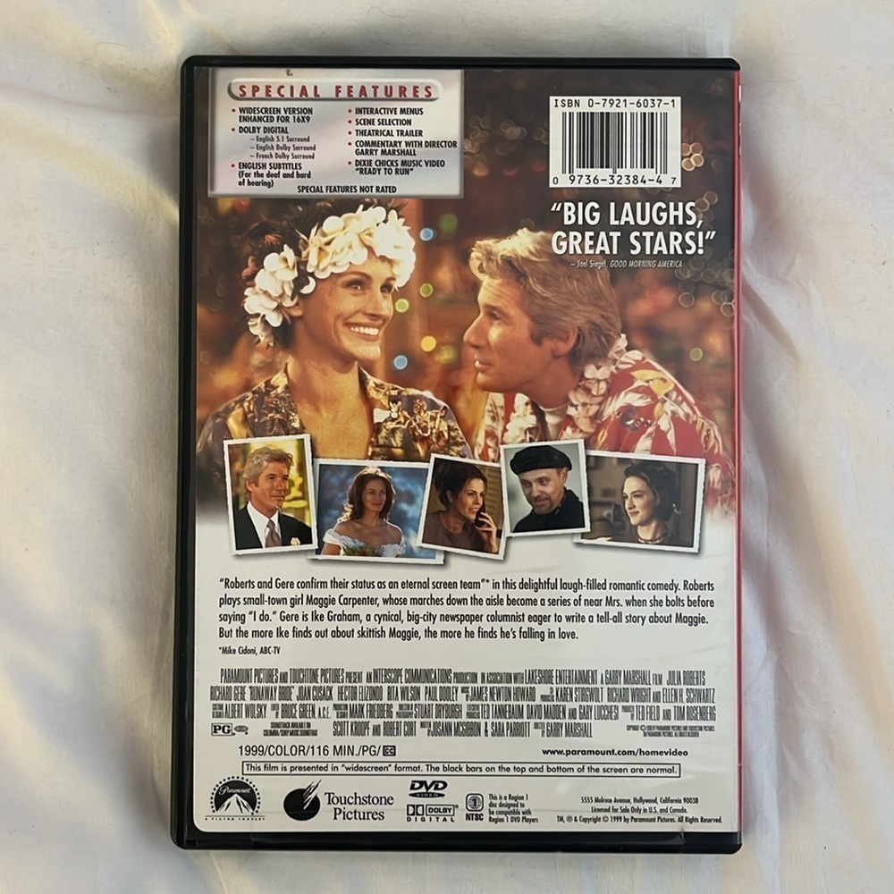 Runaway Bride DVD - Picture 2 of 3